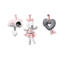 Spirale D'Activités En Velours Rose