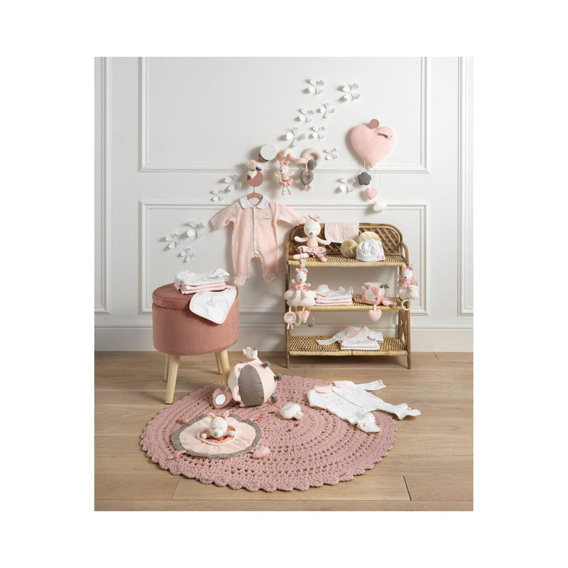 Spirale D'Activités En Velours Rose