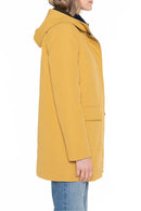 Parka Épurée En Coton Jaune Ocre