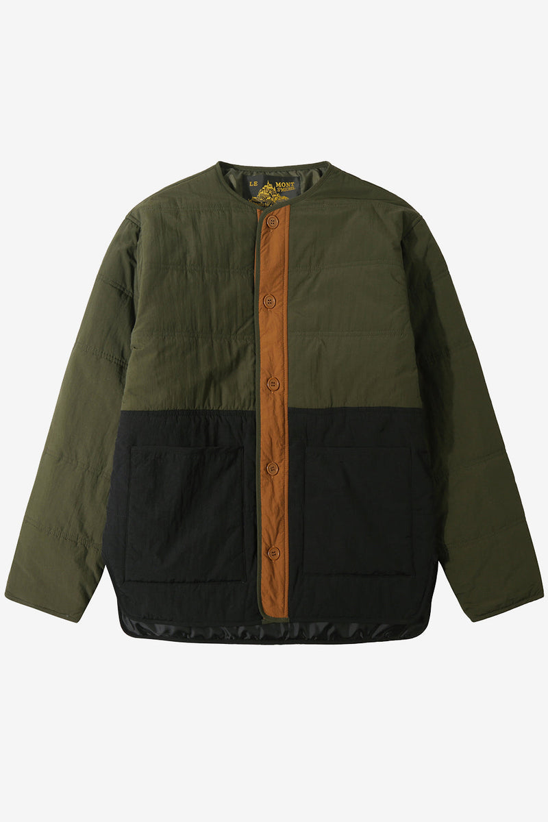 Veste Matelassée Tricolore - Black - Homme