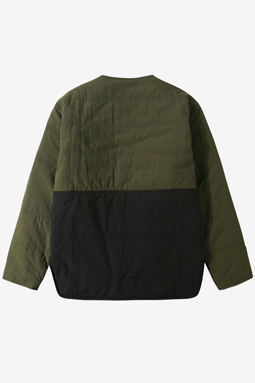 Tricolour Quilted Jacket - Black - Men