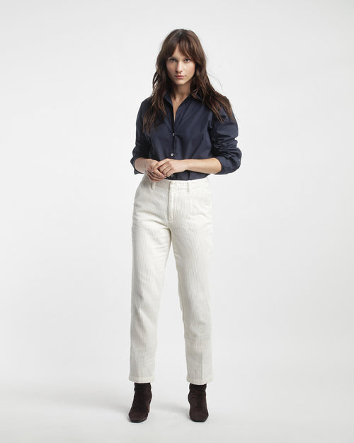 Pantalon Logan Trendy Corduroy - Creme