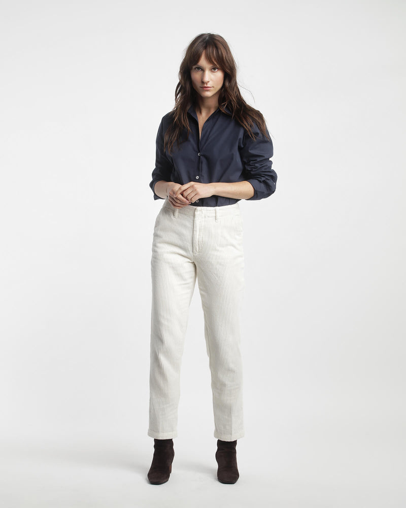 Pantalon Logan Trendy Corduroy - Creme