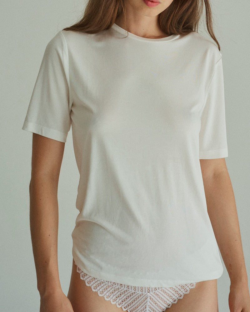 T-Shirt Log Out - White