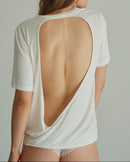 T-Shirt Log Out - White