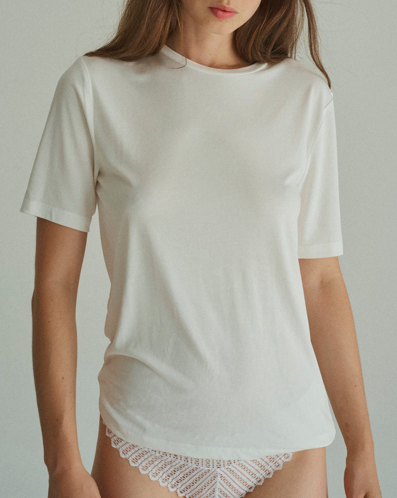 T-Shirt Log Out - White