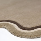 Lois Scallop Round Wool Rug