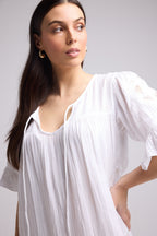 Vestido midi - Lola - Blanco