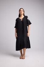 Vestido midi - Lola - Negro