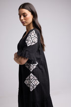 Vestido midi - Lola - Negro