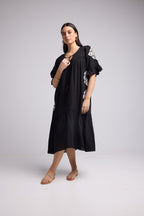 Vestido midi - Lola - Negro