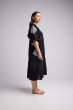 Vestido midi - Lola - Negro