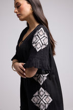 Vestido midi - Lola - Negro