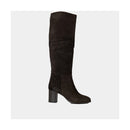 Bottes Ann Tuil London - Velours Marron