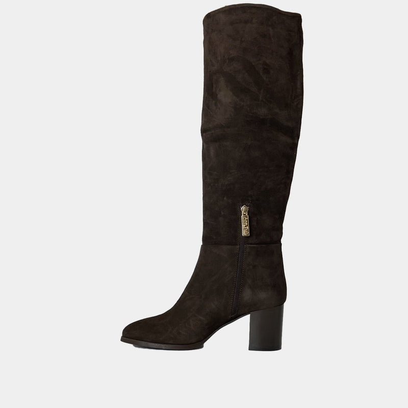 Bottes Ann Tuil London - Velours Marron