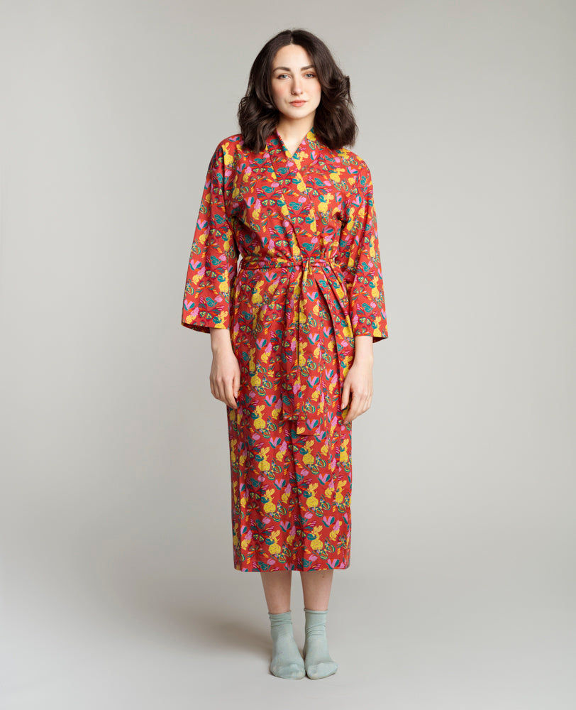 Long Kimono - Holy red clay