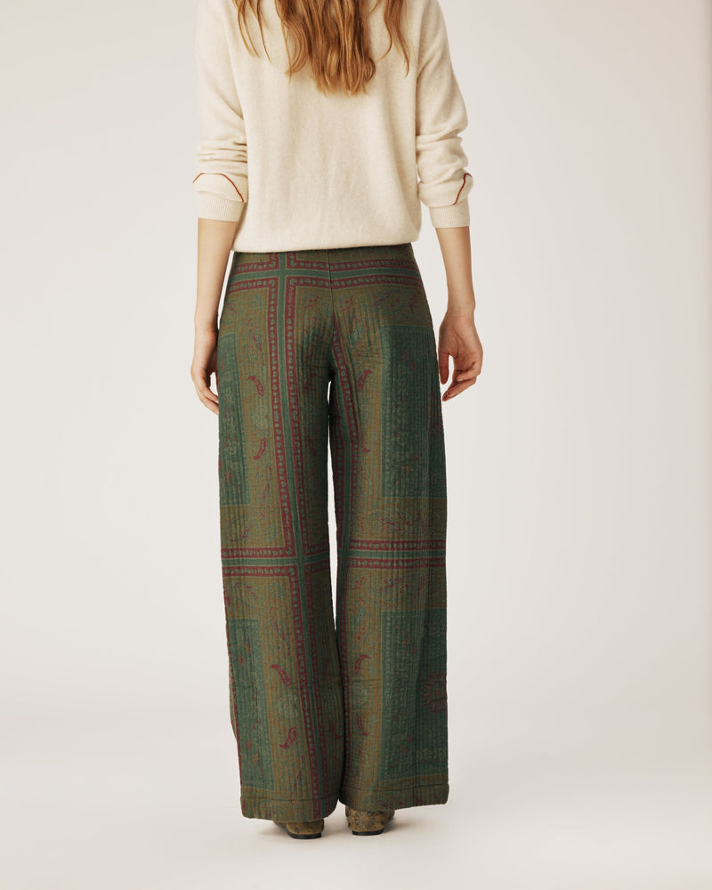 Boho Green Pants