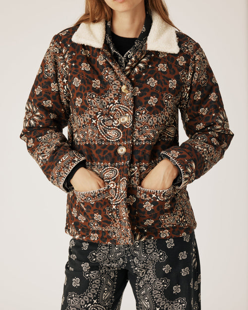 Quilt Leopard Jacket