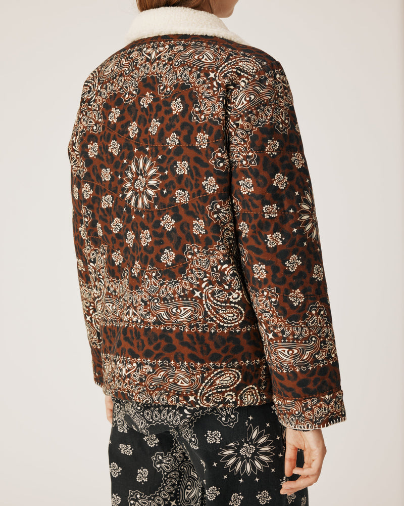 Quilt Leopard Jacket