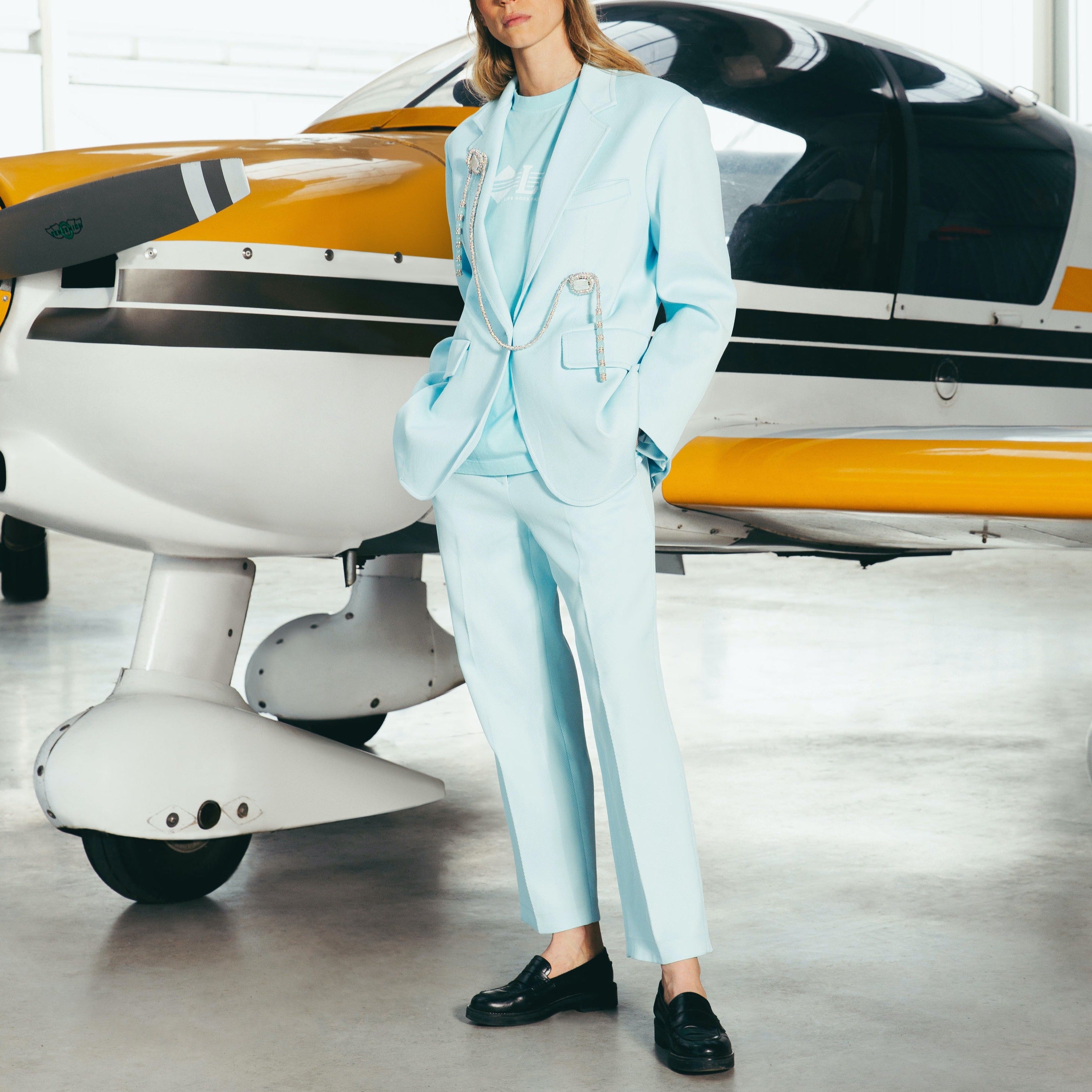 Margaux Lonnberg - Veste Arbus - Light Blue