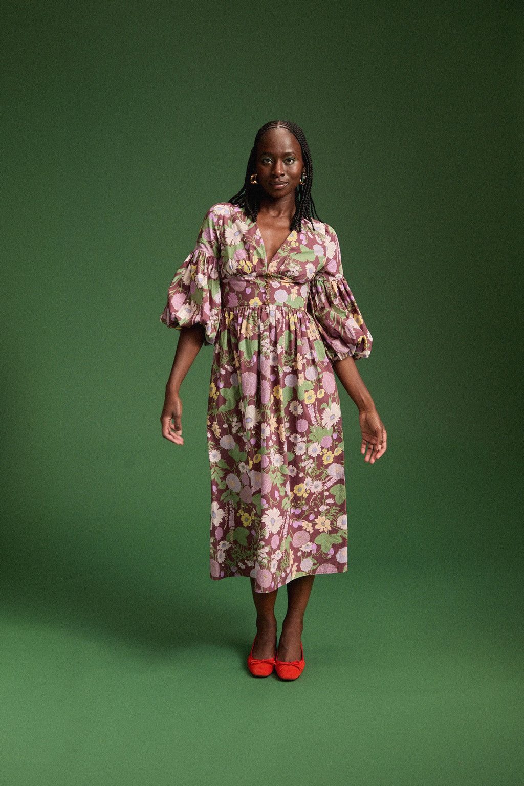 ROBE LEANDRA AUTUMN FLOWER MARKET