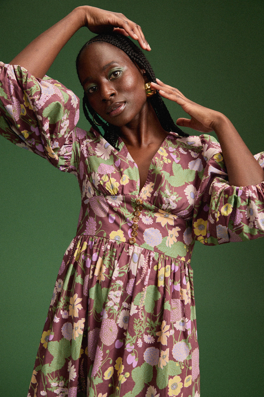 ROBE LEANDRA AUTUMN FLOWER MARKET