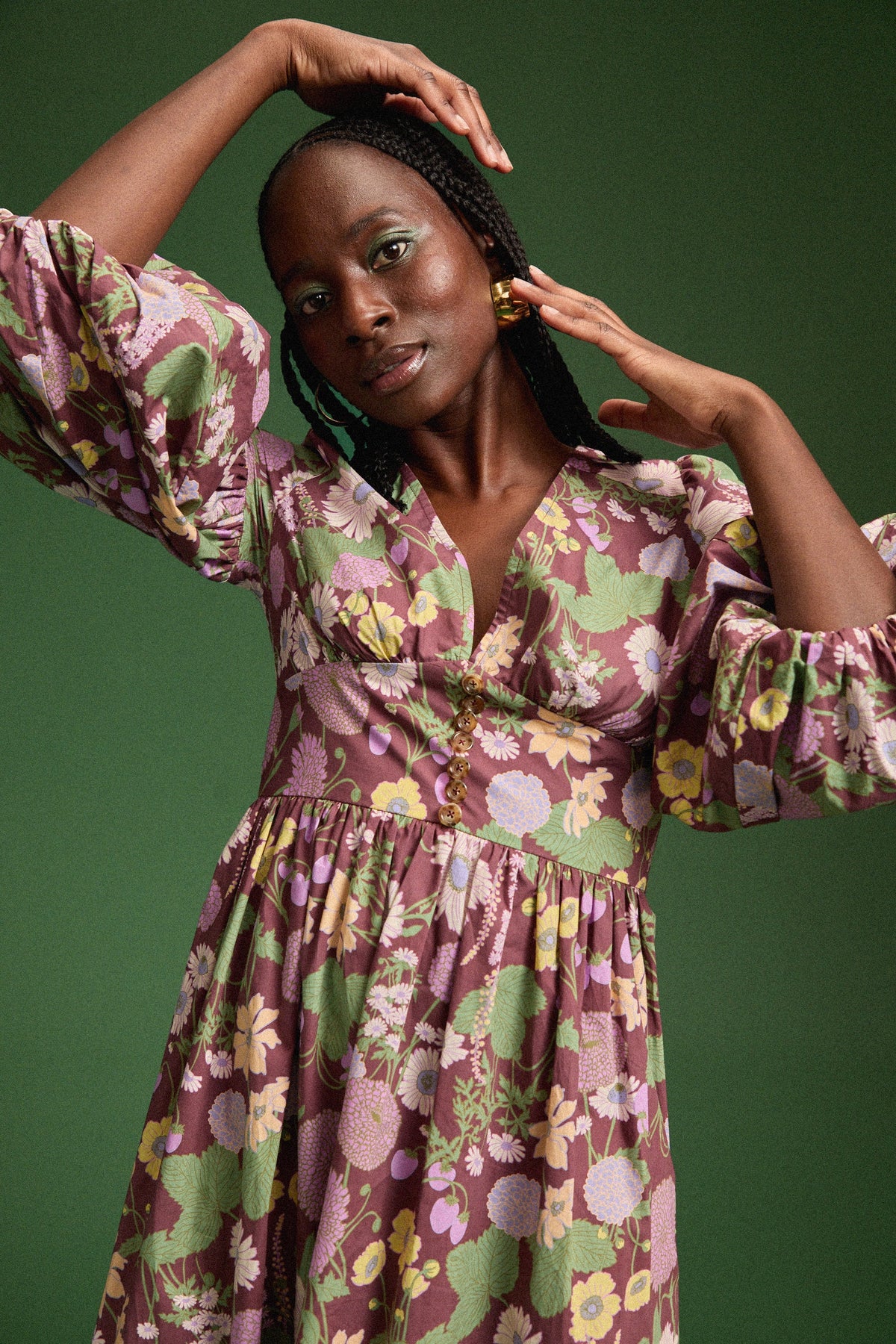 ROBE LEANDRA AUTUMN FLOWER MARKET