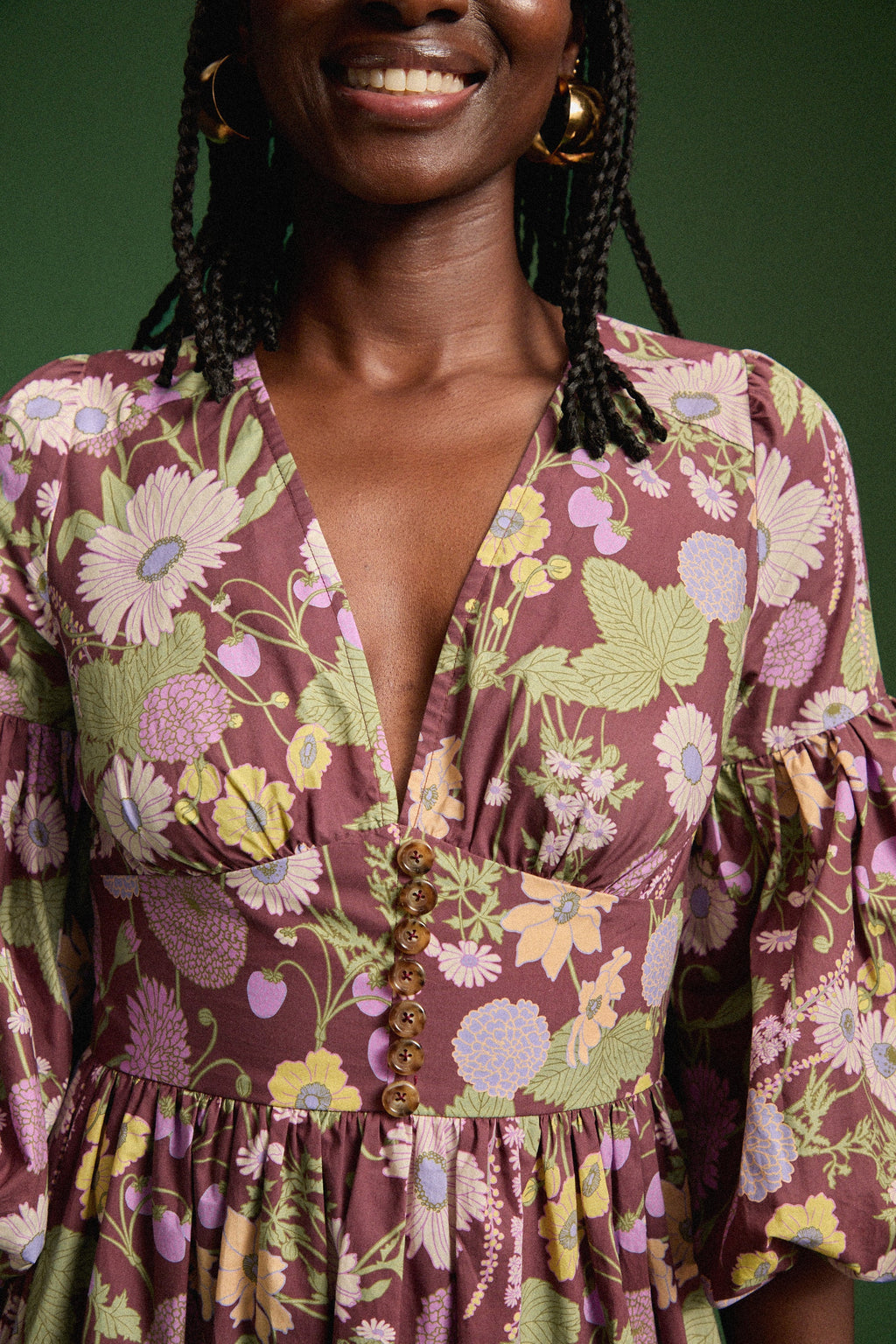 ROBE LEANDRA AUTUMN FLOWER MARKET