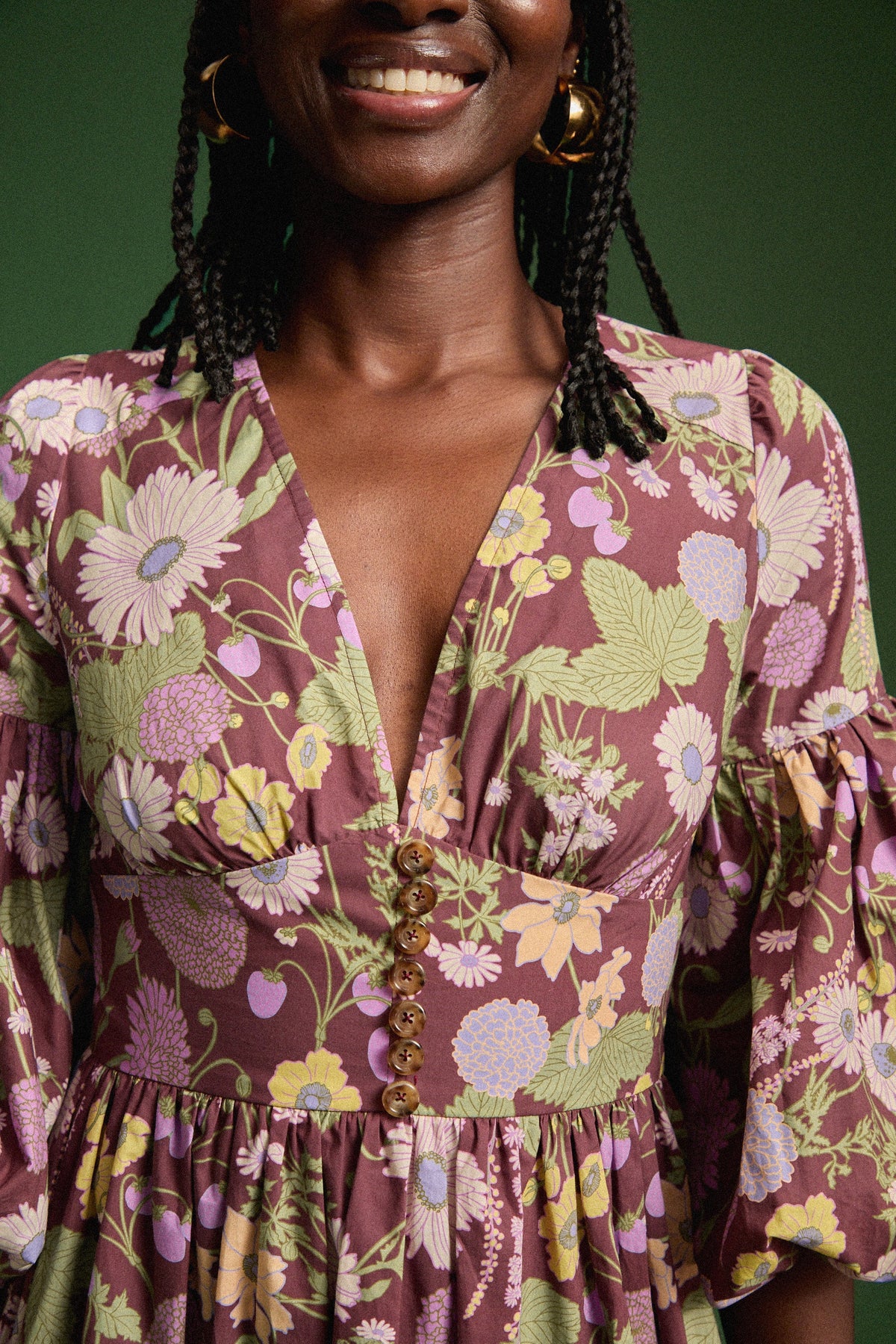 ROBE LEANDRA AUTUMN FLOWER MARKET