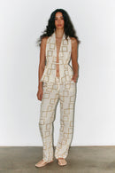Pantalones Francesca - Blanco roto