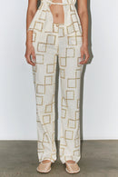 Pantalones Francesca - Blanco roto