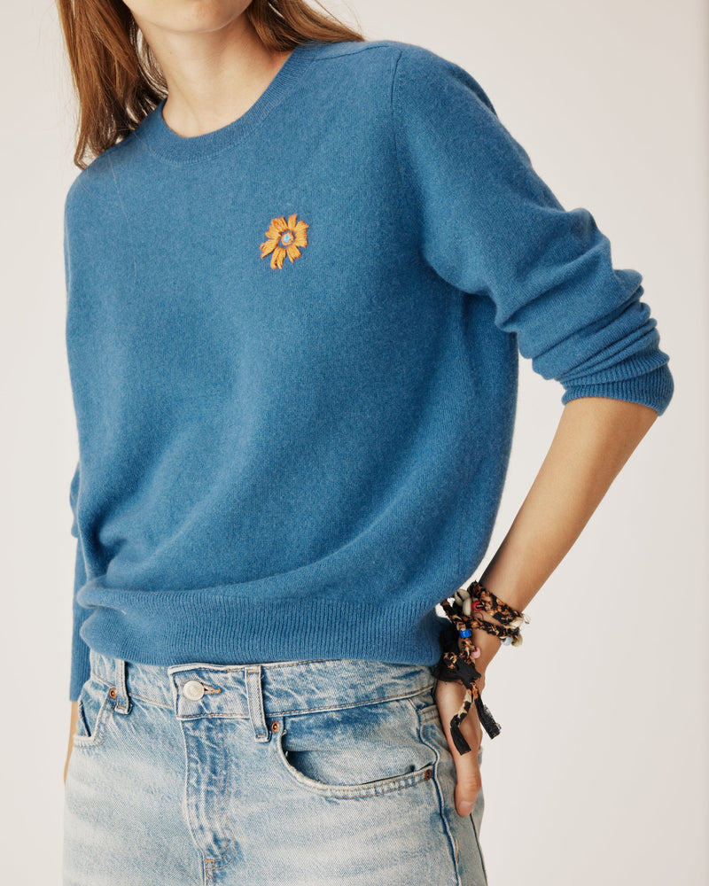 Blue Flower Knitwear