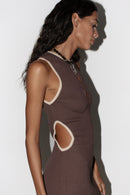 Vestido Silvana - Marrón