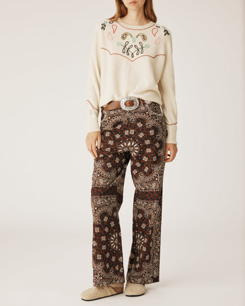 Bandana Leopard Pants