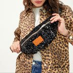 SAC BANANITA SEQUINS NOIRS