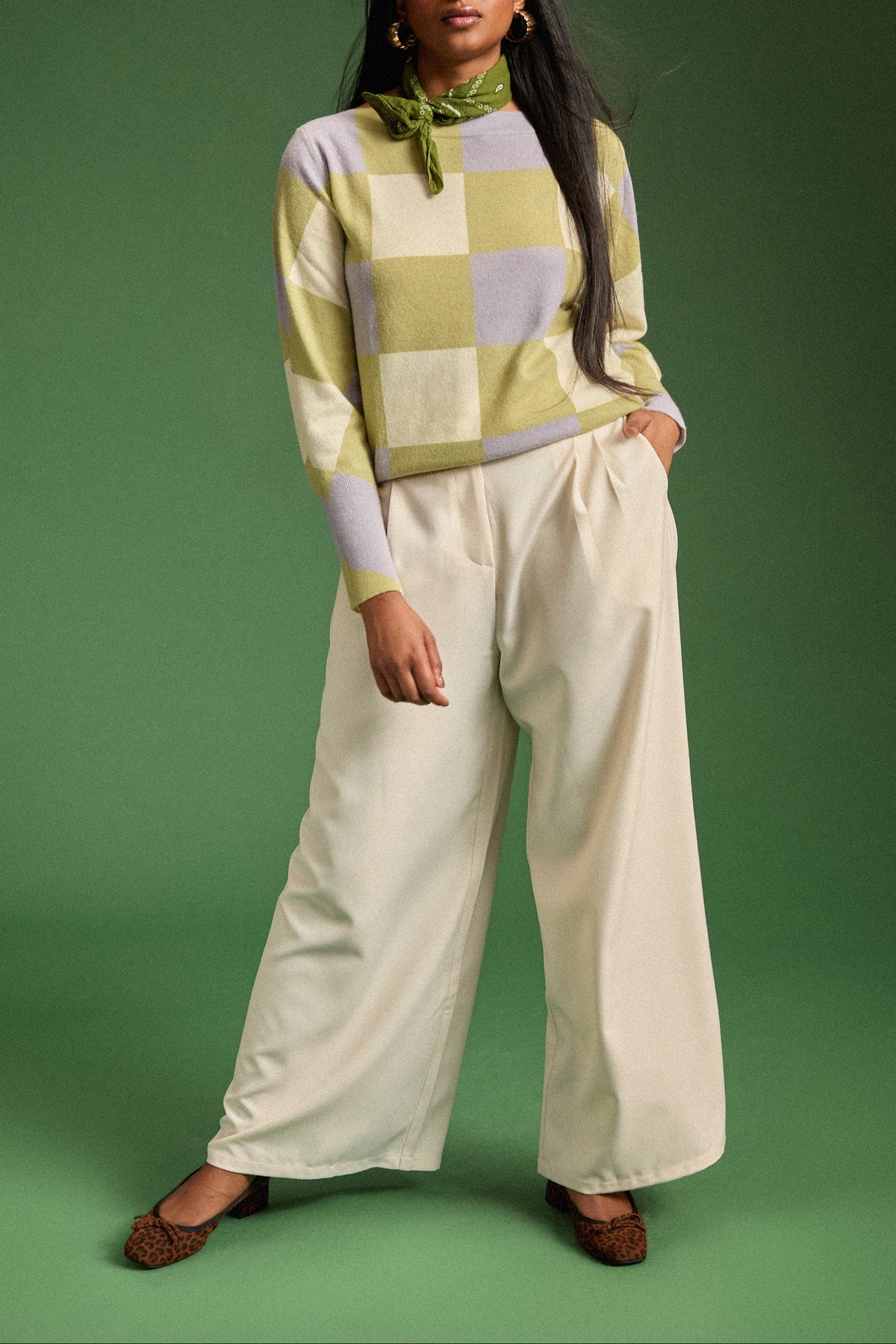 Tröja Mara - Vichy Pastel