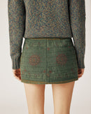 Boho Green Skirt