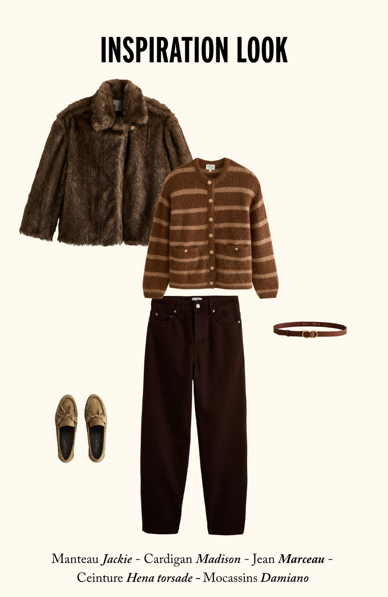 Manteau Jackie Fauve