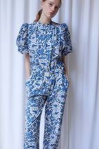 Pantalon Thais Blue Bloom