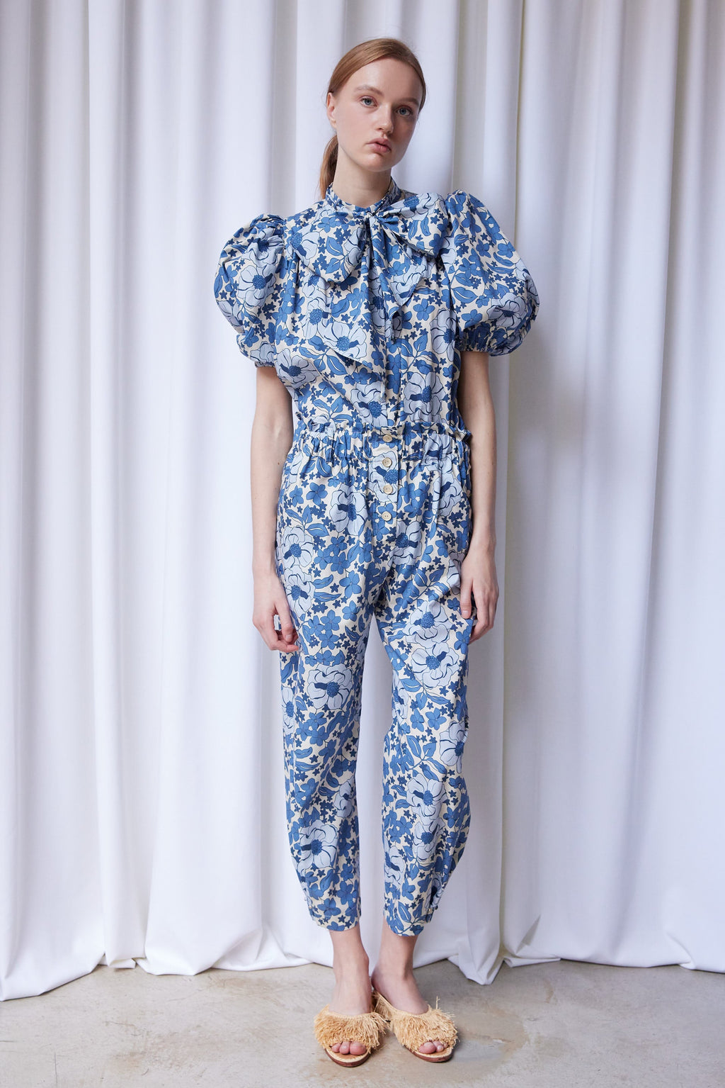 Pantalon Thais Blue Bloom