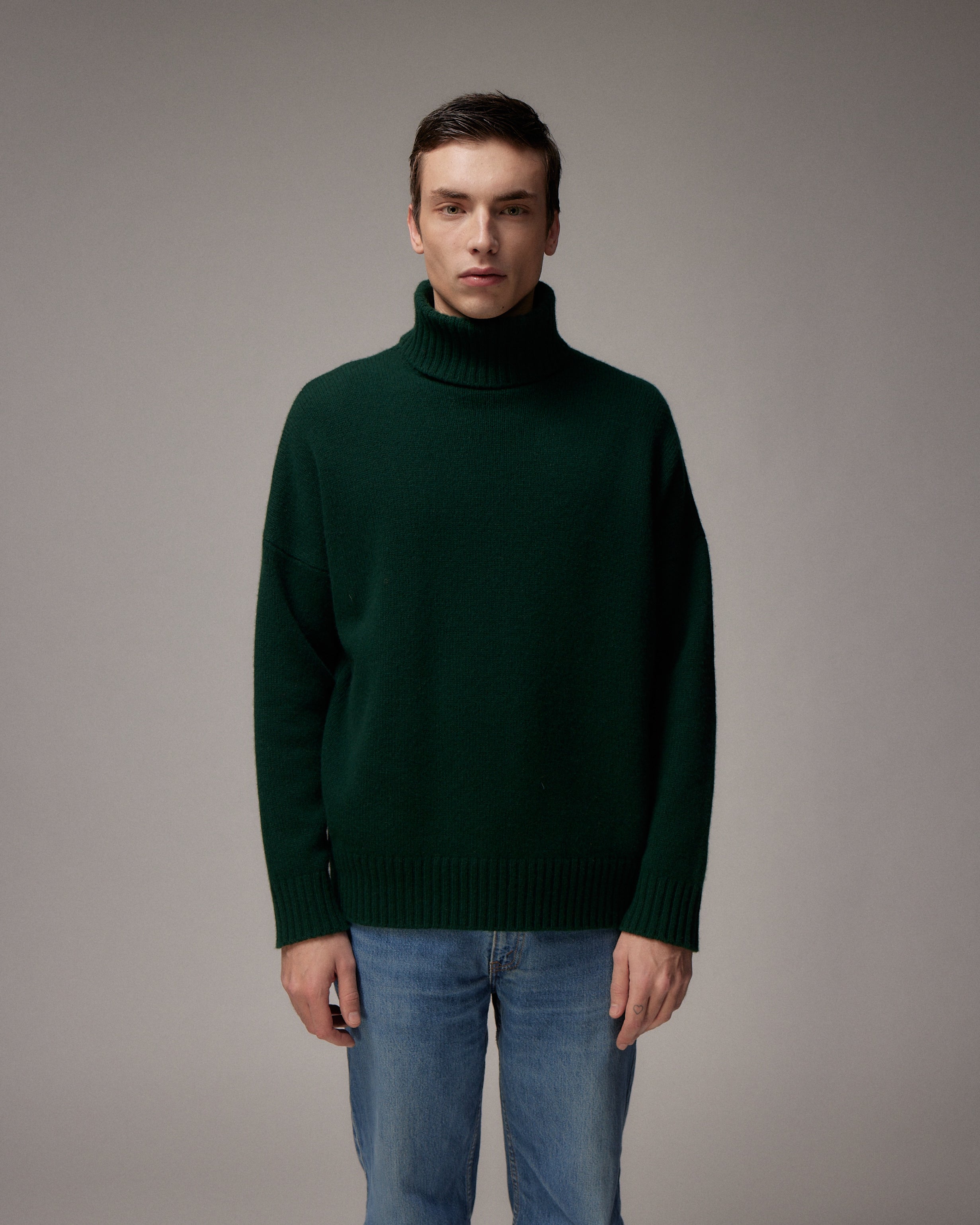 Windy Jumper - English Green - Lambswool