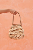 Bolso de mano - Asa superior Enya - Natural