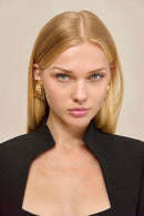 Boucles D'Oreilles Naydine - Brushed Brass