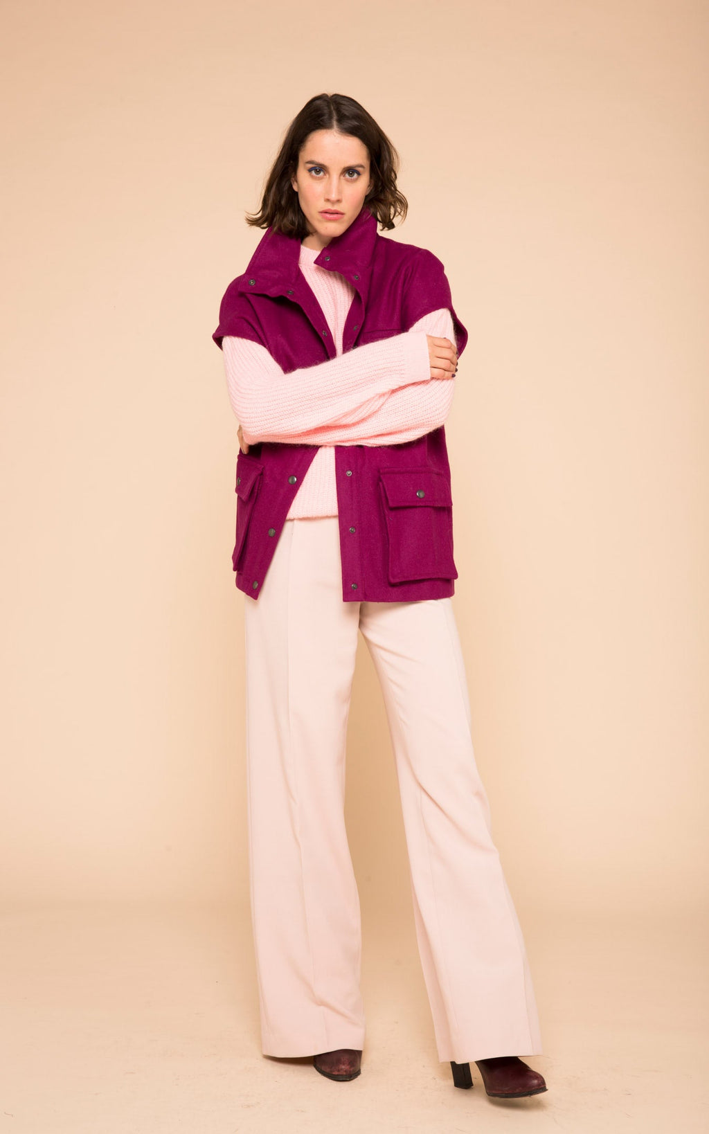 Modetrotter - Chaqueta Virgil Paty Fucsia