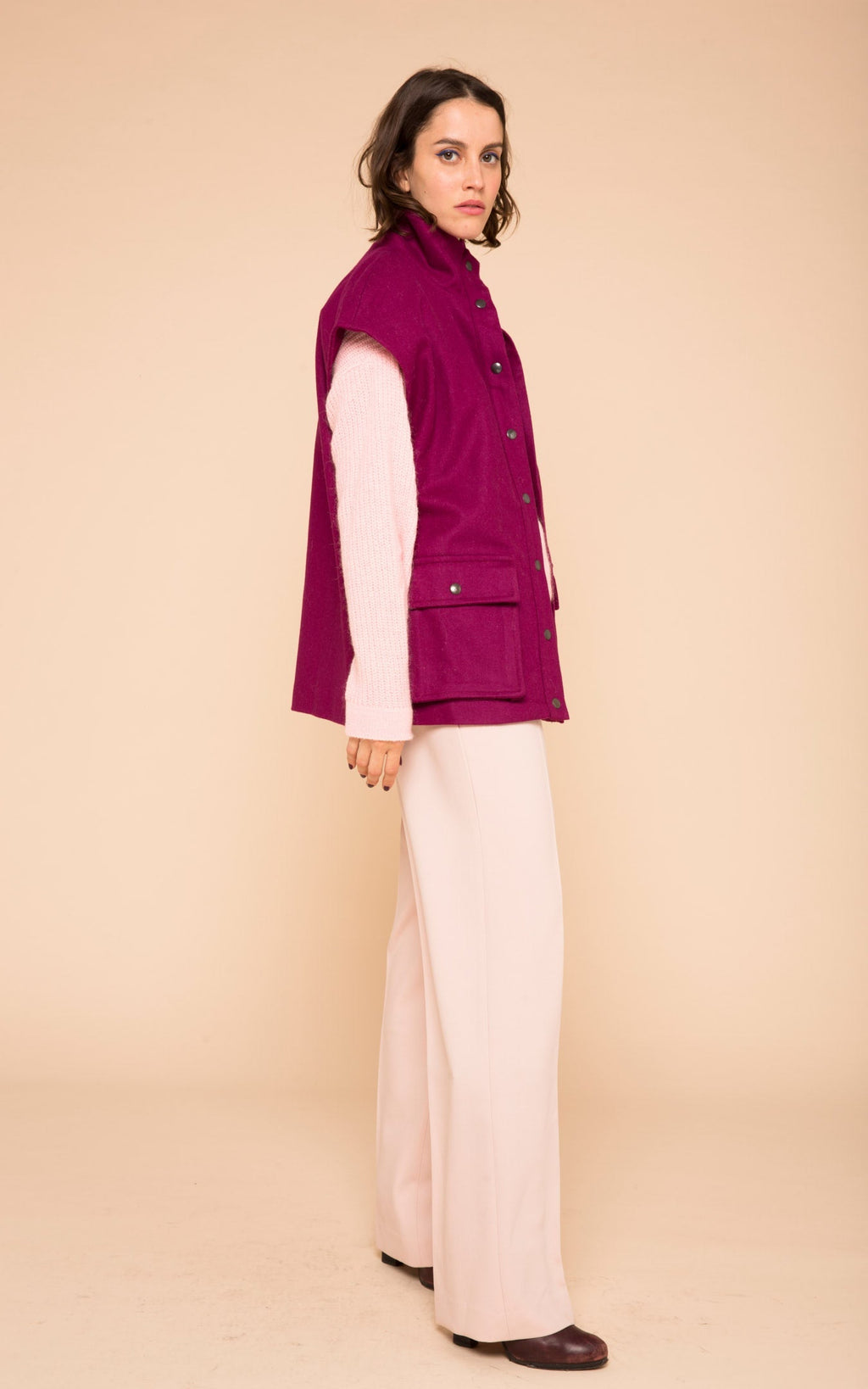Modetrotter - Chaqueta Virgil Paty Fucsia