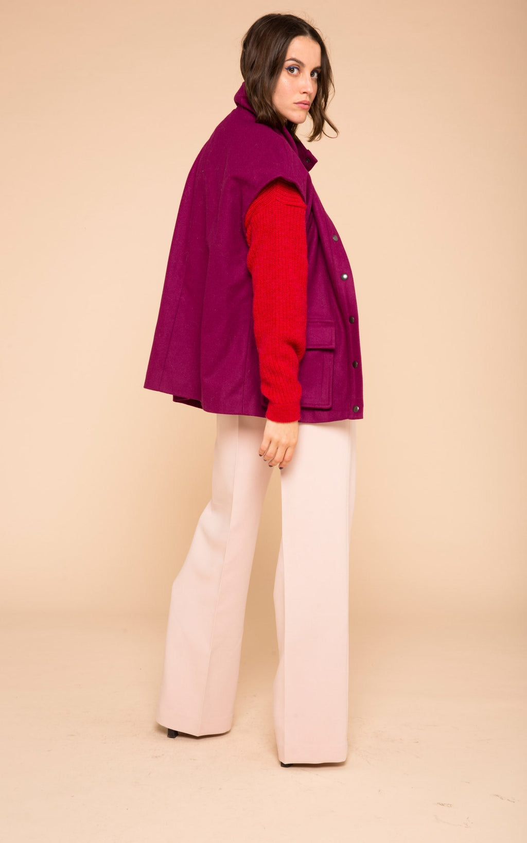 Modetrotter - Chaqueta Virgil Paty Fucsia