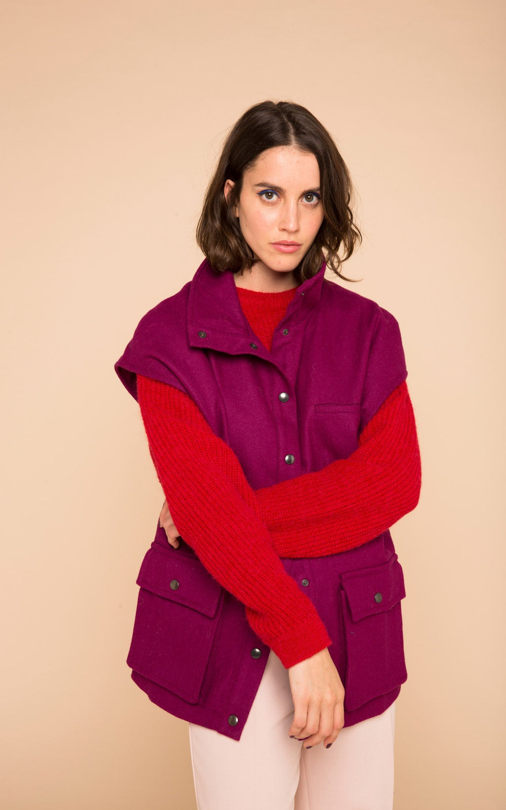Modetrotter - Chaqueta Virgil Paty Fucsia