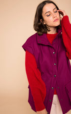 Modetrotter - Chaqueta Virgil Paty Fucsia