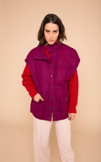 Modetrotter - Chaqueta Virgil Paty Fucsia