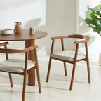 Lorenz - Sillas - Nogal Tela - Beige